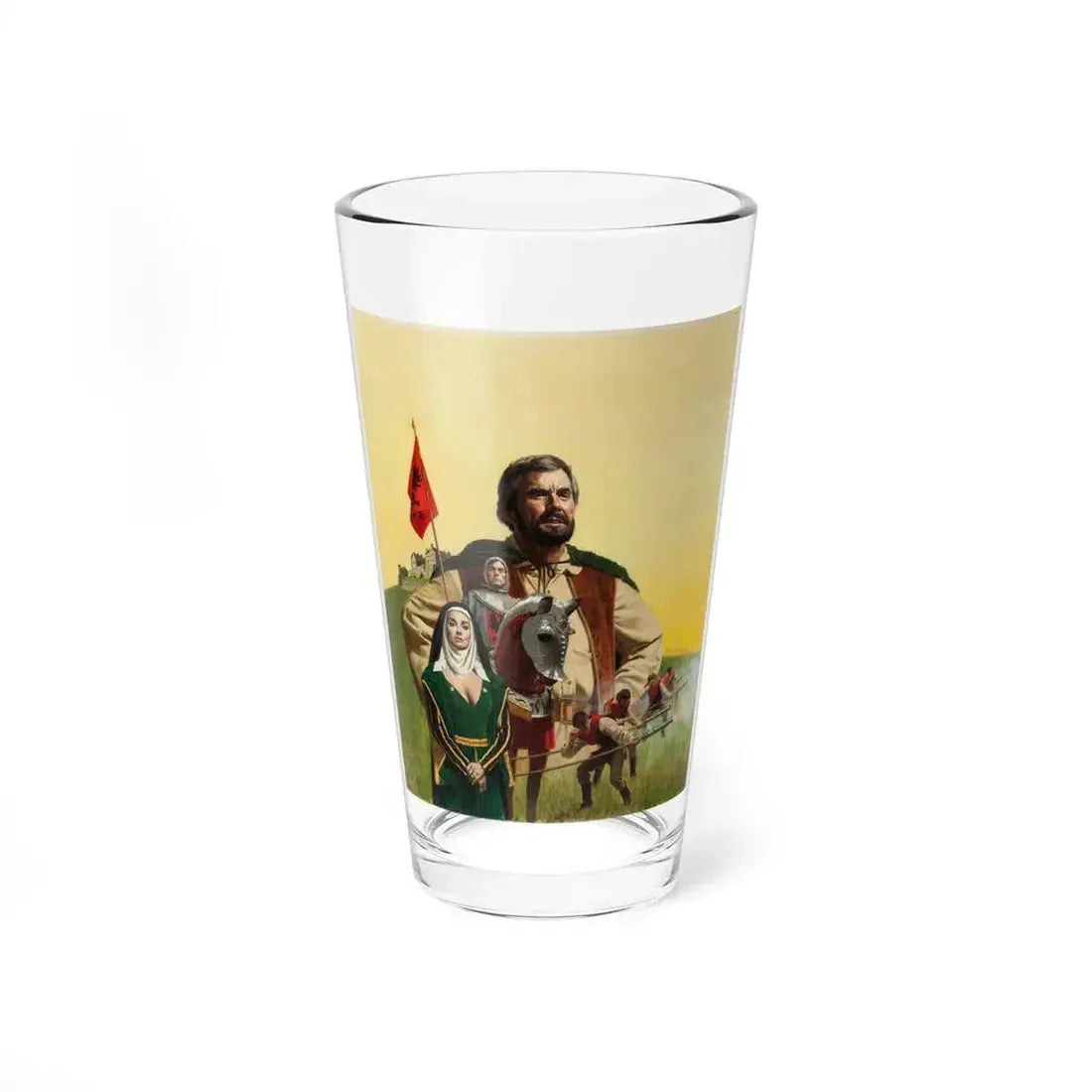 Paperback Novel Cover (c. 1980s) - Pint Glass 16oz 16oz - Go Mug Yourself