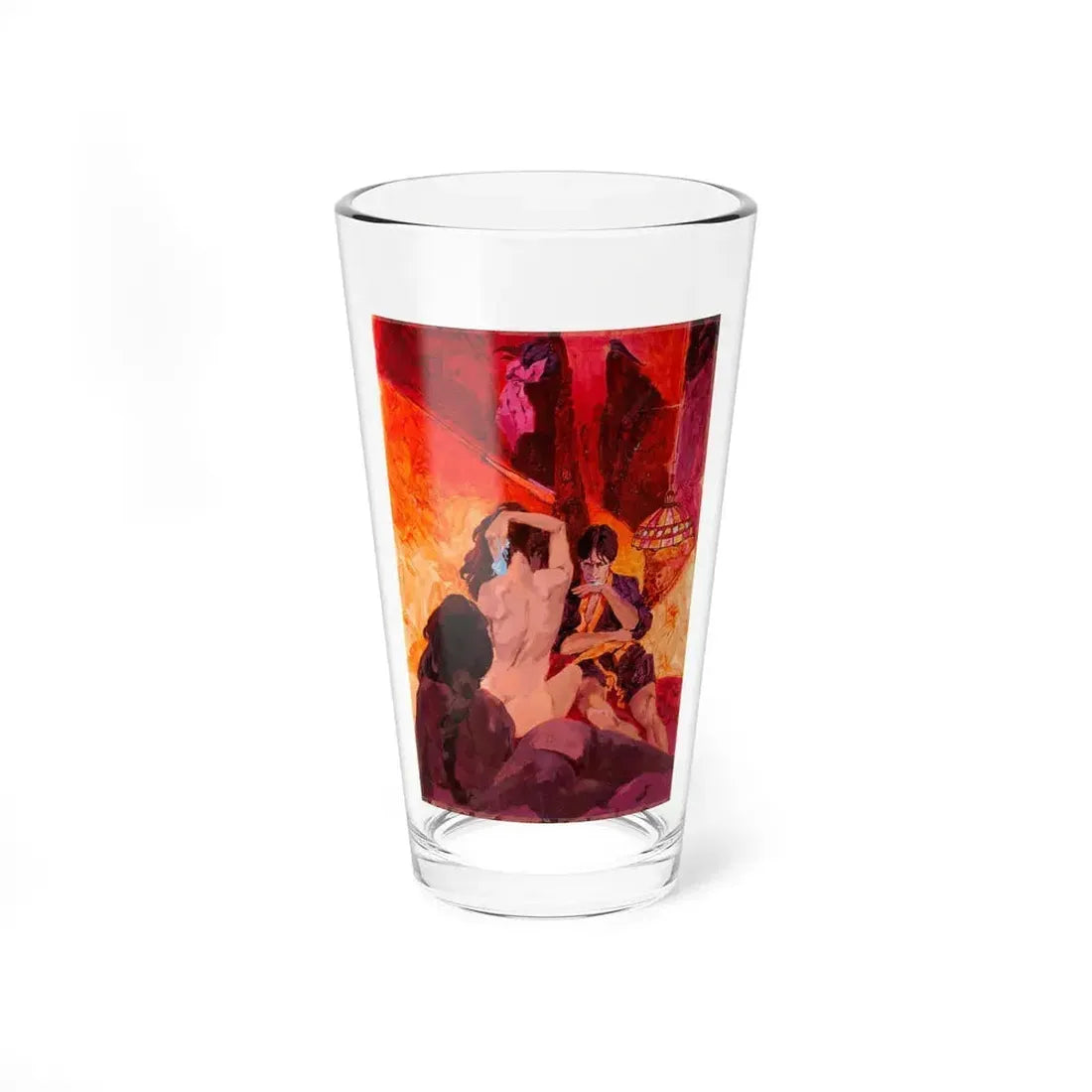 Paperback Novel Cover (Vampire) - Pint Glass 16oz 16oz - Go Mug Yourself