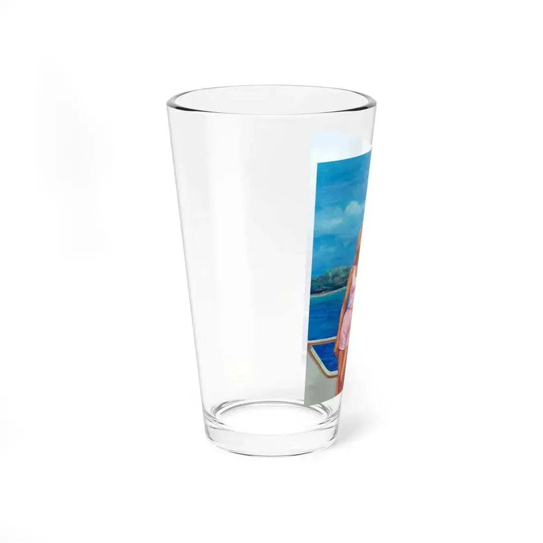 Paradise Island paperback cover, 1990 - Pint Glass 16oz - Go Mug Yourself