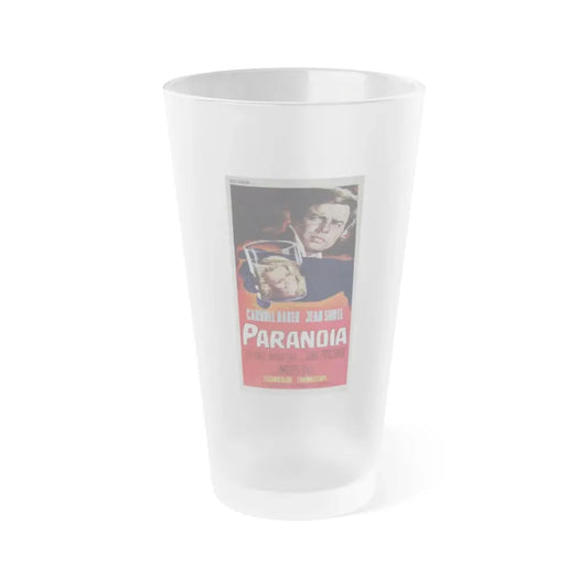 PARANOIA 1970 Movie Poster - Frosted Pint Glass 16oz 16oz Frosted - Go Mug Yourself