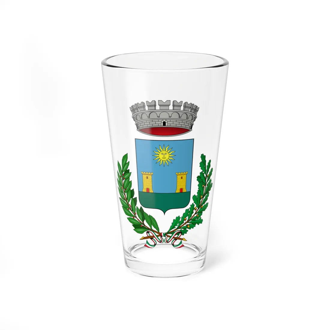 Parghelia-Stemma (Italy) (Coat of Arms) Pint Glass 16oz 16oz - Go Mug Yourself