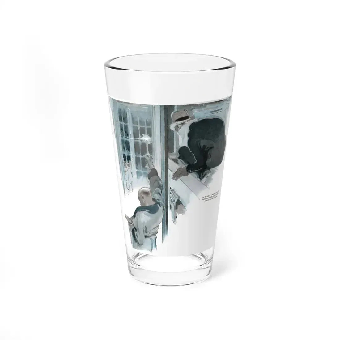 Paris Adventure (2), The American Magazine, January 1934 (Magazine Illustration) Pint Glass 16oz 16oz - Go Mug Yourself