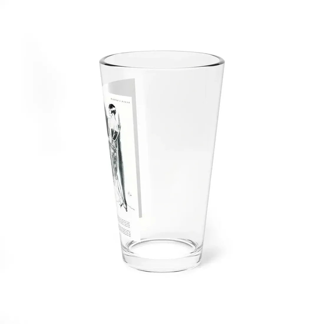 Paris Draws a New Color Line (2), Harper's Bazaar, April 1927 (Magazine Illustration) Pint Glass 16oz - Go Mug Yourself