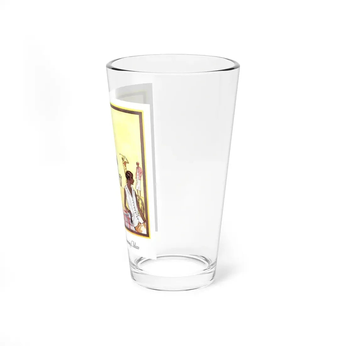 Paris Has Simple, Charming Ideals, McCall's magazine, April 1930 (Magazine Illustration) Pint Glass 16oz - Go Mug Yourself