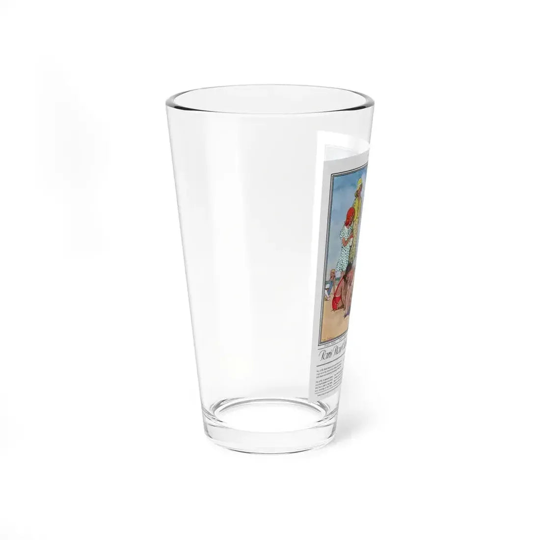 Paris Play Clothes Go To The Seashore, McCall's, July 1930 (Magazine Illustration) Pint Glass 16oz - Go Mug Yourself