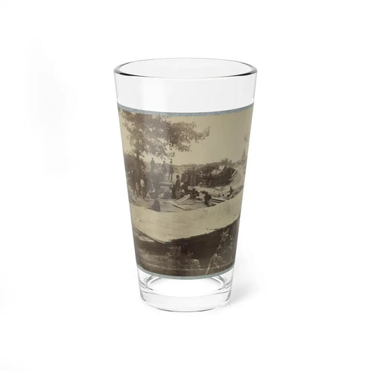 Part Of Federal Line Of Works Showing Bombproof Tents Occupied By U.S. Colored Troops In Front Of Petersburg, Va., Aug. 7, 1864 (U.S. Civil War) Pint Glass 16oz 16oz - Go Mug Yourself