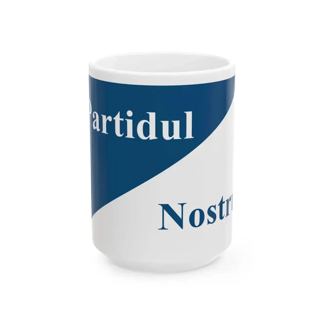 Partidul Nostru logo (Moldova) White Coffee Mug 15oz - Go Mug Yourself