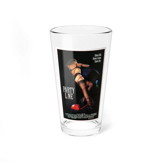 PARTY LINE 1988 Movie Poster - Pint Glass 16oz 16oz - Go Mug Yourself