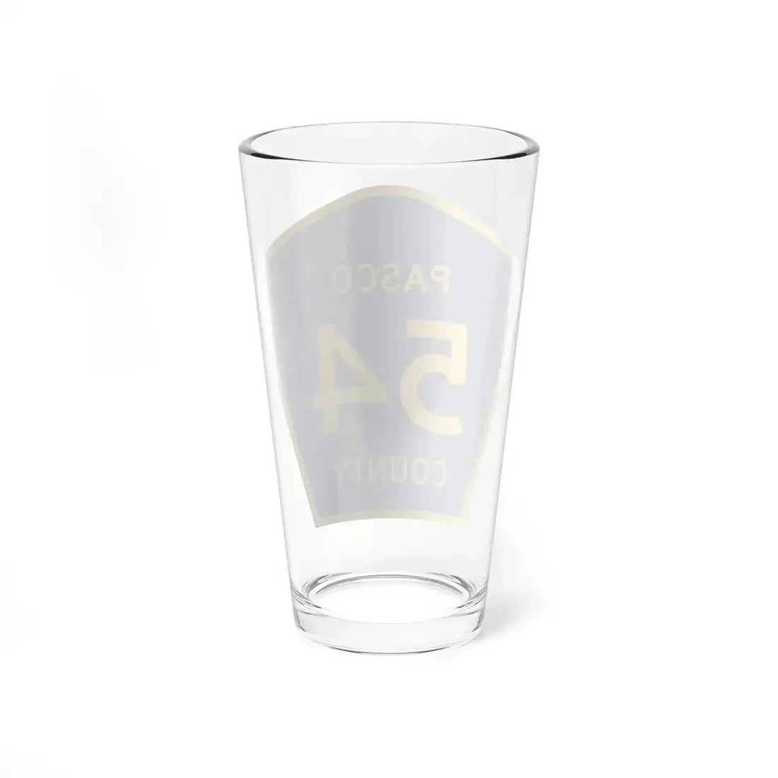 Pasco County 54 (Florida) (Road Sign) Pint Glss 16oz - Go Mug Yourself