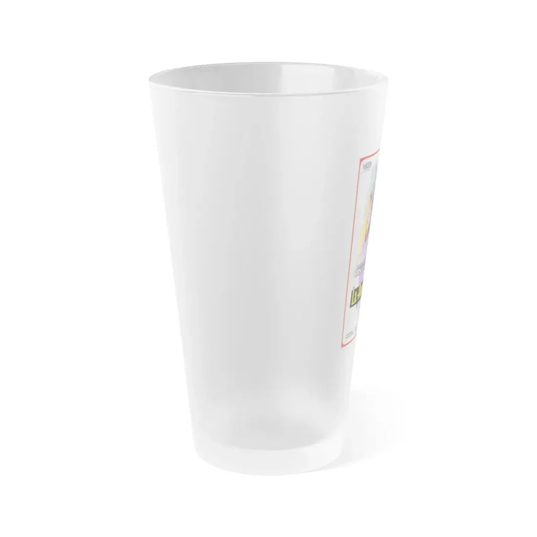 PASSIONATE LOVERS 1982 Movie Poster - Frosted Pint Glass 16oz - Go Mug Yourself