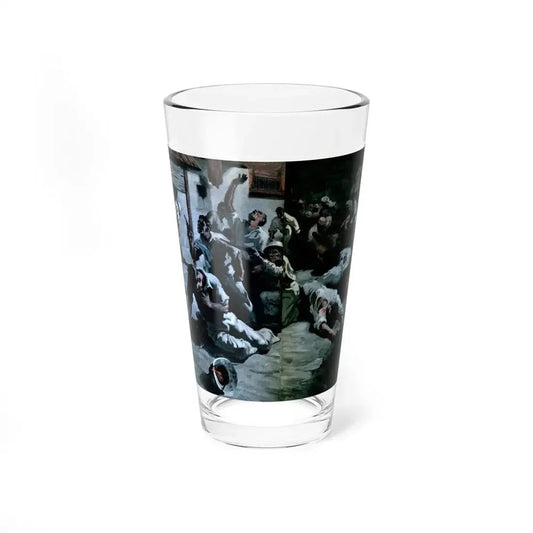 Passport To Hell, Liberty magazine, February 2, 1935 (Magazine Illustration) Pint Glass 16oz 16oz - Go Mug Yourself
