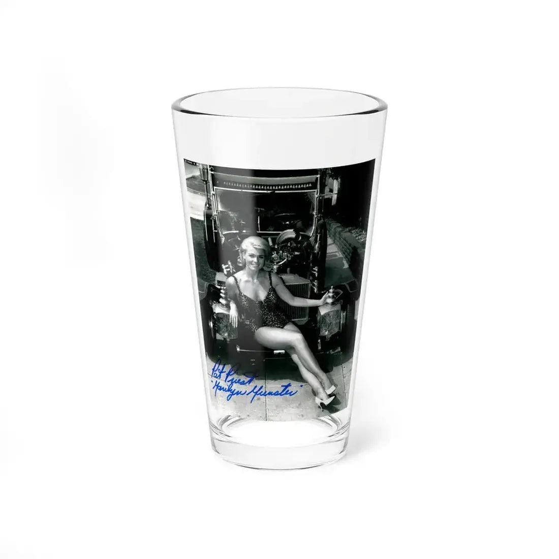 Pat Priest #041 (Vintage Female Icon) Pint Glass 16oz 16oz - Go Mug Yourself