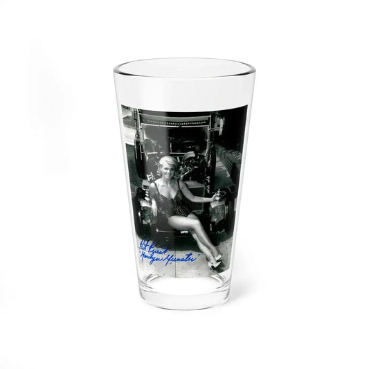 Pat Priest #041 (Vintage Female Icon) Pint Glass 16oz 16oz - Go Mug Yourself