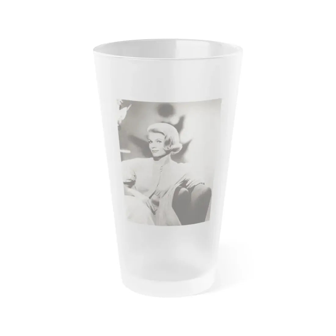Pat Priest #111 (Vintage Female Icon) Frosted Pint Glass 16oz 16oz Frosted - Go Mug Yourself