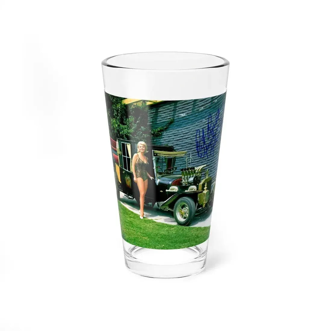 Pat Priest #13 (Vintage Female Icon) Pint Glass 16oz 16oz - Go Mug Yourself