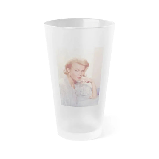 Pat Priest #20 (Vintage Female Icon) Frosted Pint Glass 16oz 16oz Frosted - Go Mug Yourself