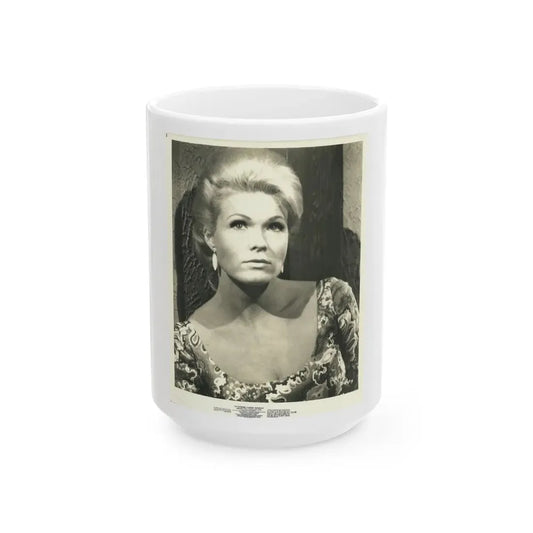 Pat Priest #21 (Vintage Female Icon) White Coffee Mug 15oz - Go Mug Yourself