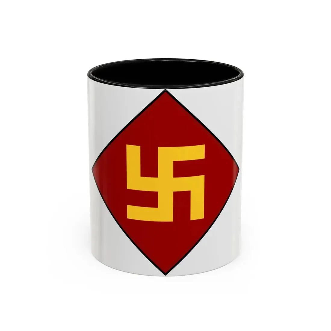 Patch of the 45th Infantry Division 19241939 (U.S. Army) Accent Coffee Mug 11oz Black - Go Mug Yourself