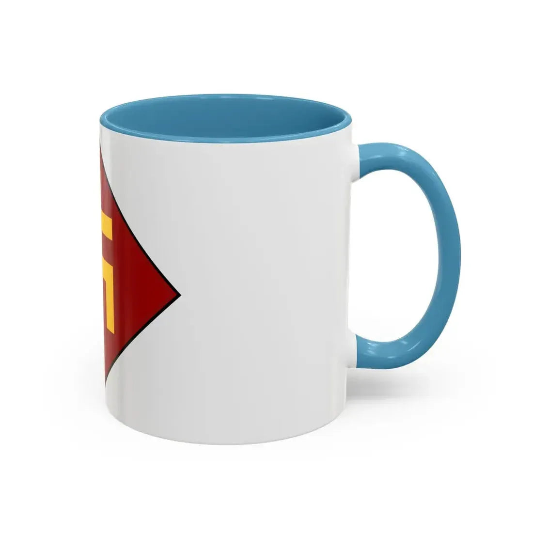 Patch of the 45th Infantry Division 19241939 (U.S. Army) Accent Coffee Mug - Go Mug Yourself
