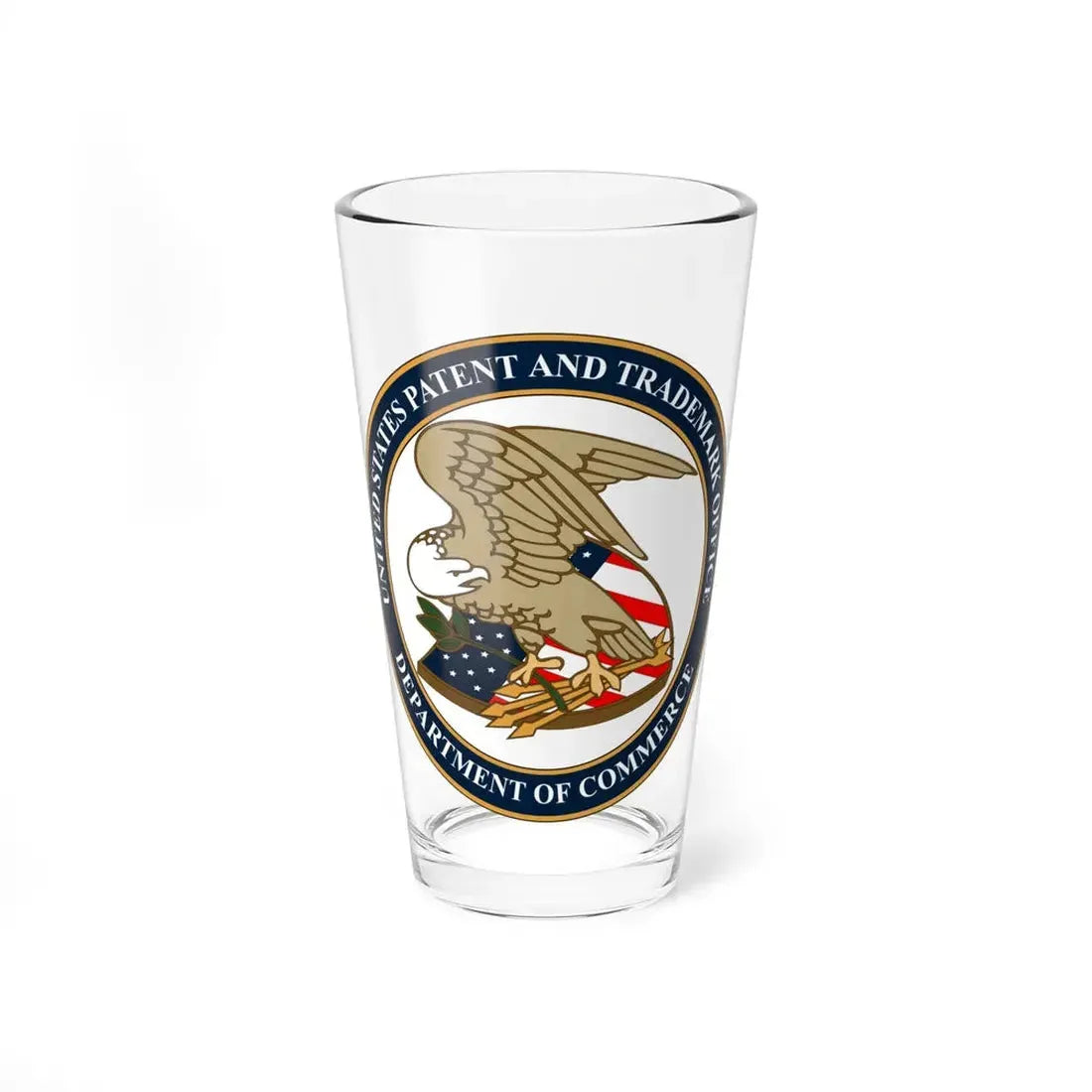 Patent and Trademark Office - Pint Glass 16oz 16oz - Go Mug Yourself