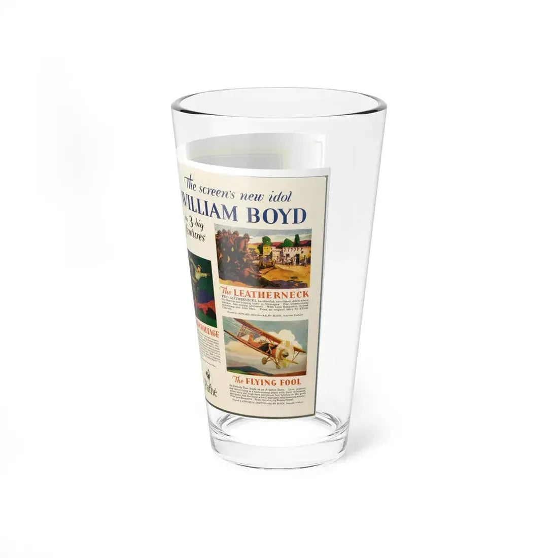 Pathe' Exhibitor's Book (1928-1929) 2 (Magazine Illustration) Pint Glass 16oz - Go Mug Yourself