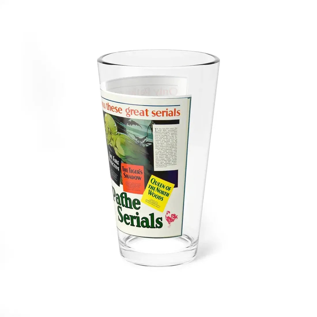 Pathe' Exhibitor's Book (1928-1929) 3 (Magazine Illustration) Pint Glass 16oz - Go Mug Yourself
