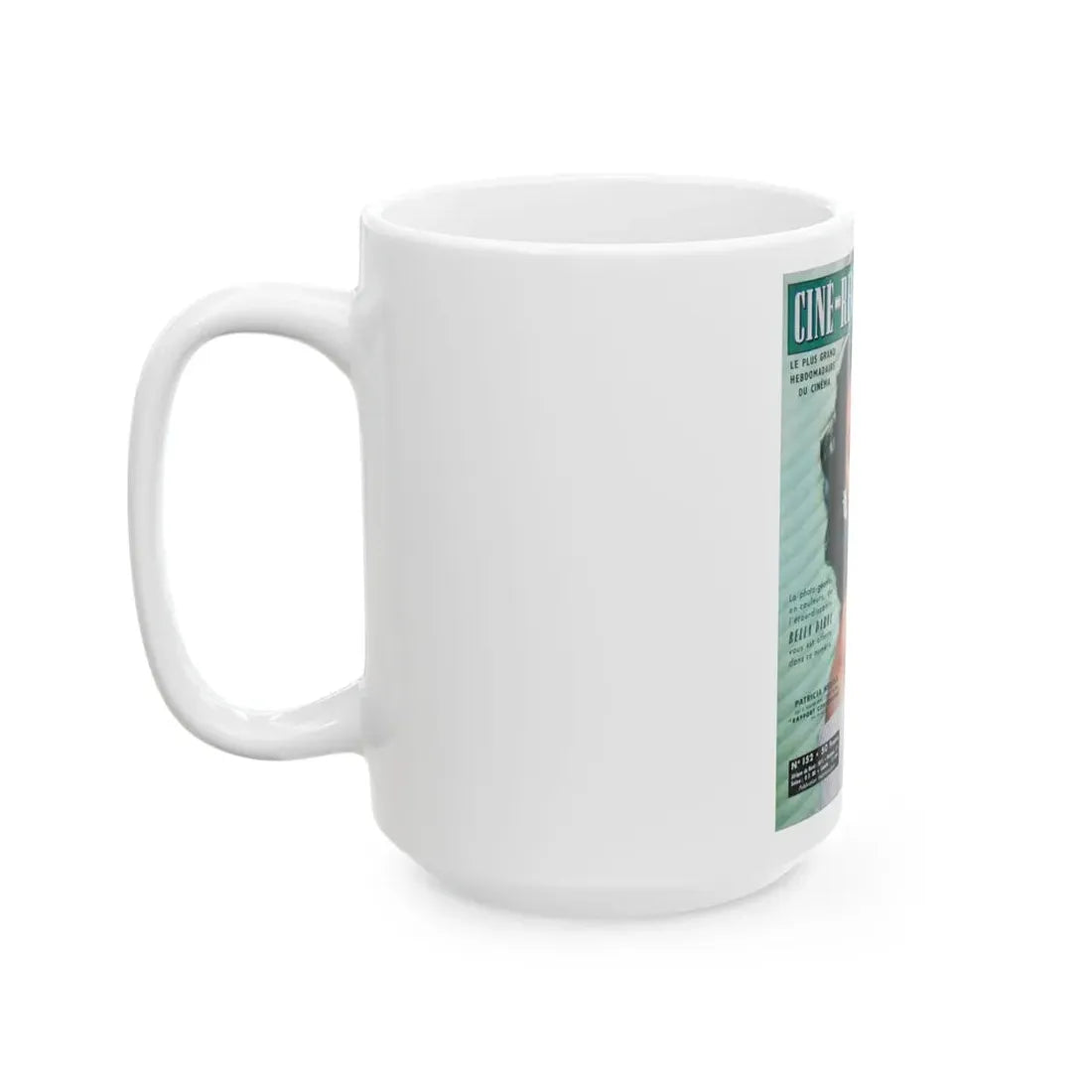Patricia Medina #115 - Mag. Cover (Vintage Female Icon) White Coffee Mug - Go Mug Yourself