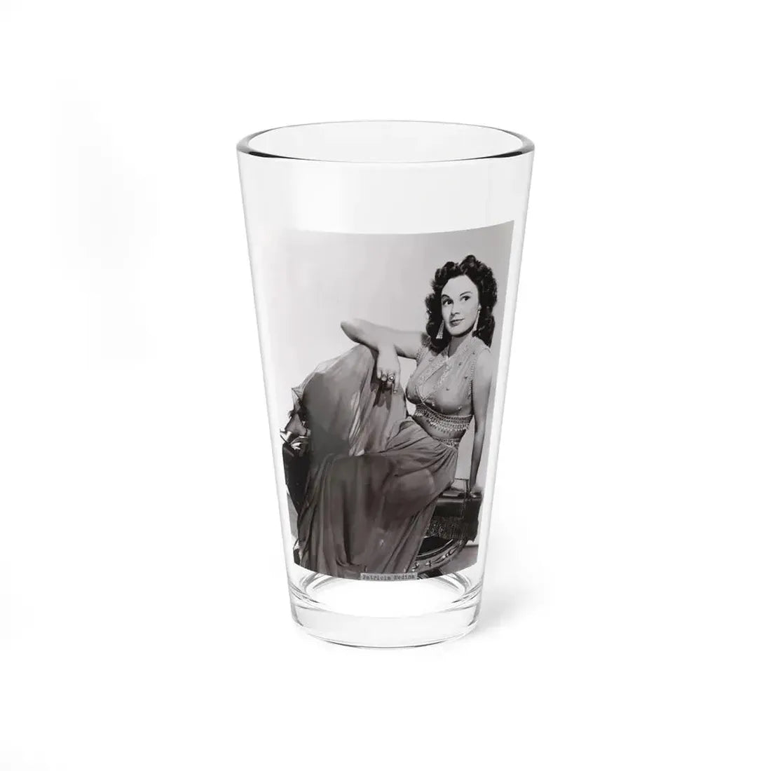 Patricia Medina #74 (Vintage Female Icon) Pint Glass 16oz 16oz - Go Mug Yourself