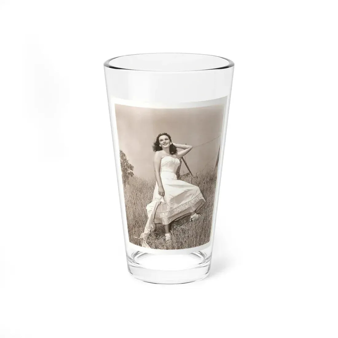 Patricia Medina #77 (Vintage Female Icon) Pint Glass 16oz 16oz - Go Mug Yourself