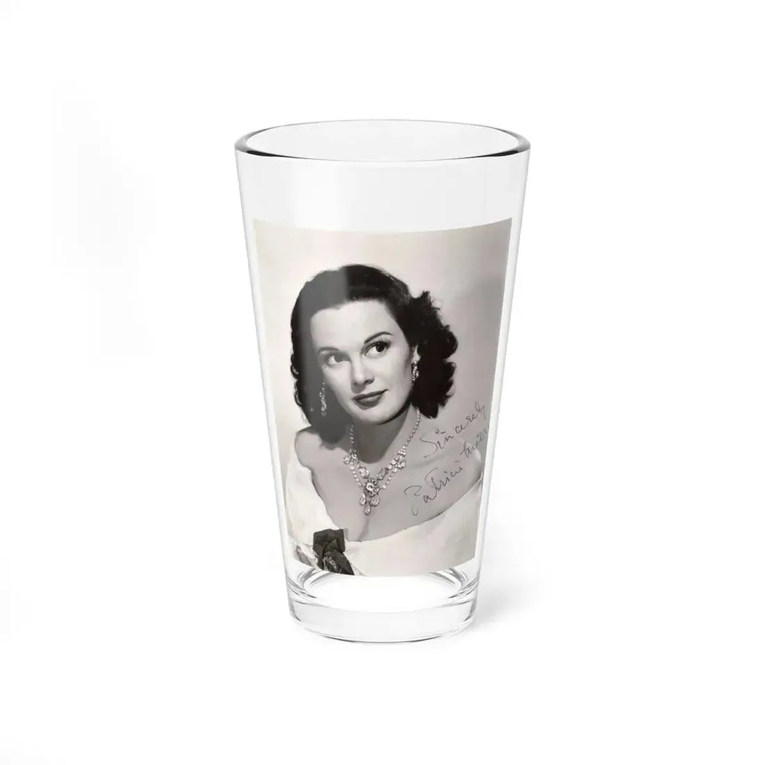 Patricia Medina #93 (Vintage Female Icon) Pint Glass 16oz 16oz - Go Mug Yourself