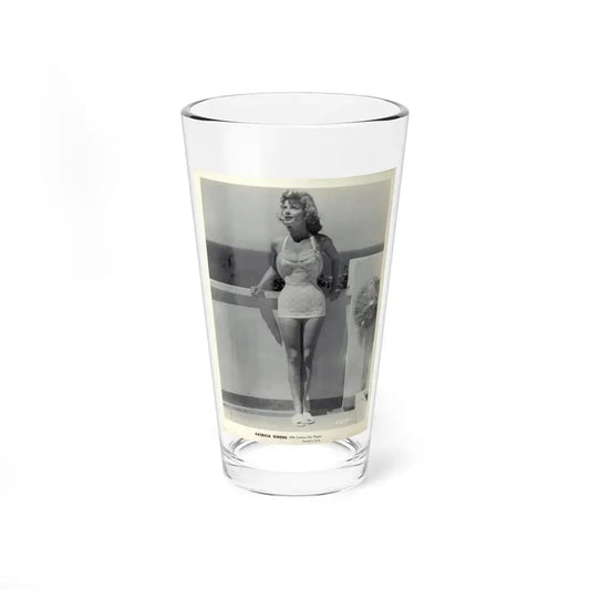 Patricia Owens #05 (Vintage Female Icon) Pint Glass 16oz 16oz - Go Mug Yourself