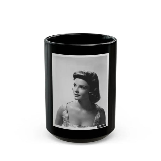 Patricia Owens #14 (Vintage Female Icon) Black Coffee Mug 15oz - Go Mug Yourself