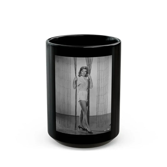Patricia Owens #18 (Vintage Female Icon) Black Coffee Mug 15oz - Go Mug Yourself