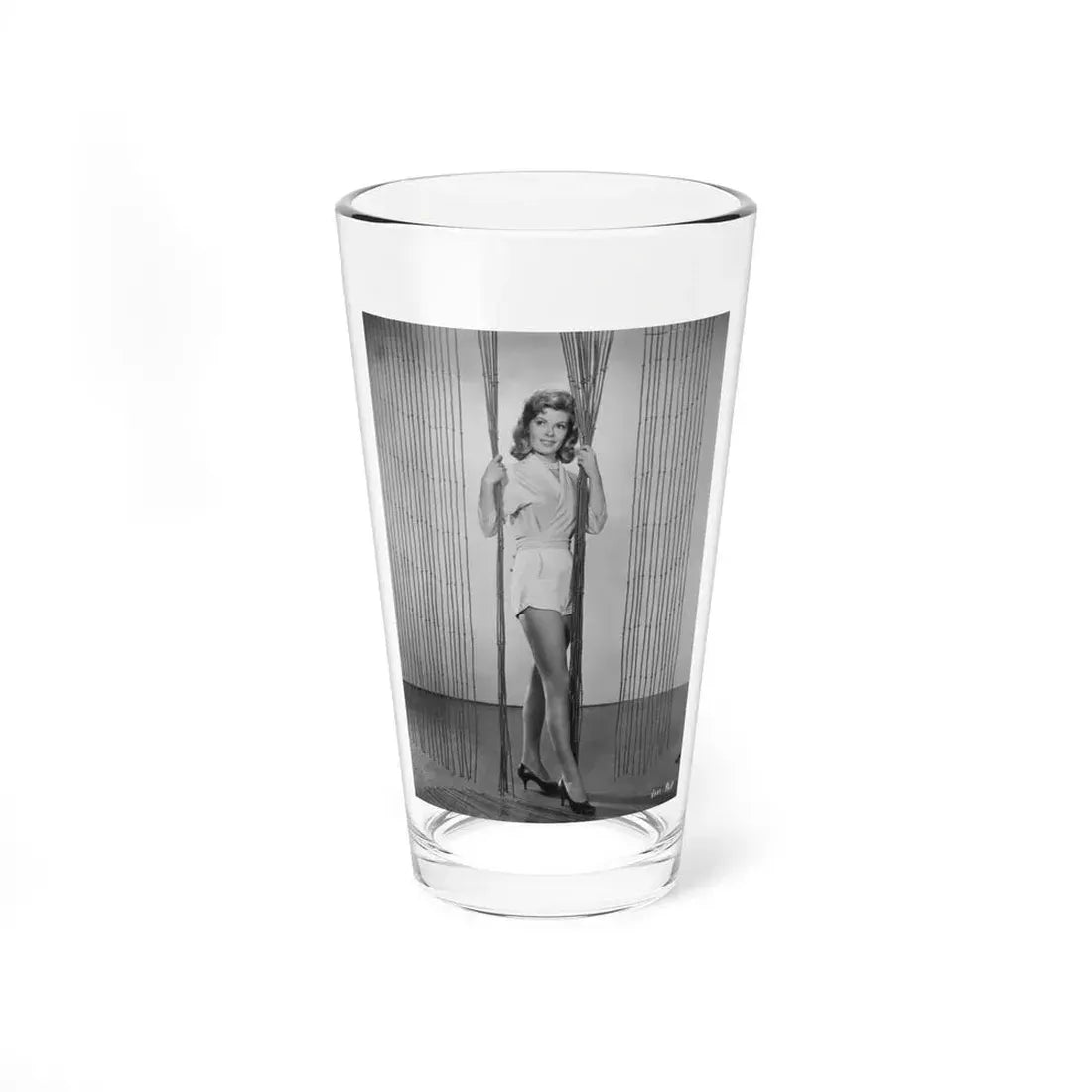 Patricia Owens #18 (Vintage Female Icon) Pint Glass 16oz 16oz - Go Mug Yourself