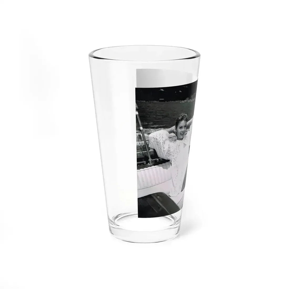 Patricia Owens #22 (Vintage Female Icon) Pint Glass 16oz - Go Mug Yourself