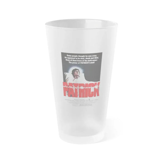 PATRICK 1978 Movie Poster - Frosted Pint Glass 16oz 16oz Frosted - Go Mug Yourself