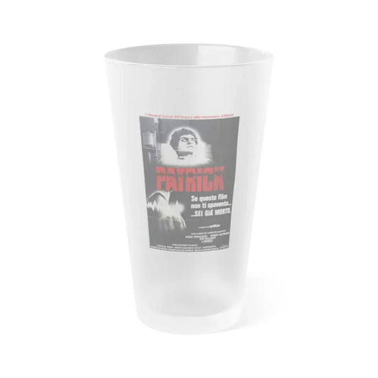 PATRICK (3) 1978 Movie Poster - Frosted Pint Glass 16oz 16oz Frosted - Go Mug Yourself