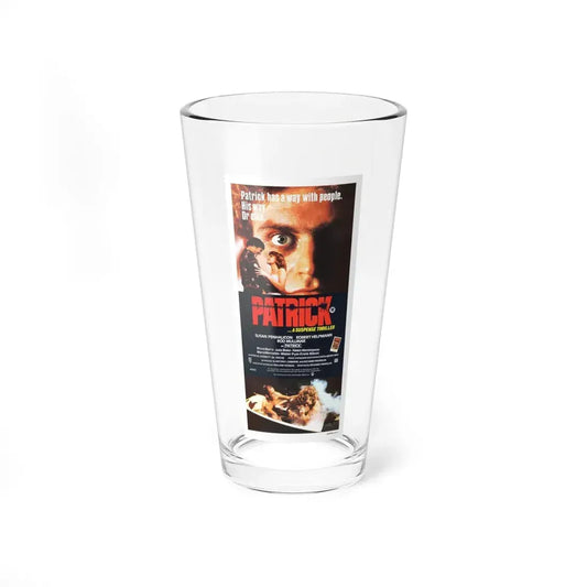 PATRICK (AUSTRALIAN) 1978 Movie Poster - Pint Glass 16oz 16oz - Go Mug Yourself
