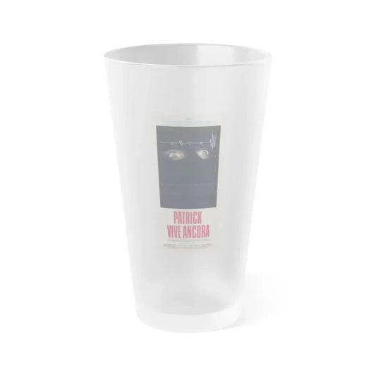 PATRICK STILL LIVES 1980 Movie Poster - Frosted Pint Glass 16oz 16oz Frosted - Go Mug Yourself