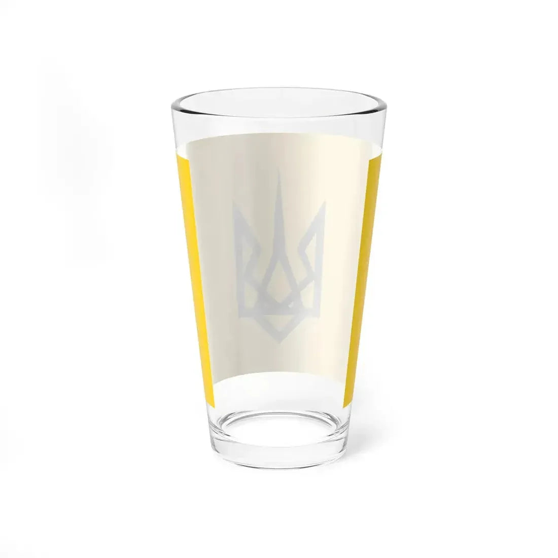 Patriot of Ukraine Trizub flag (Ukraine) Pint Glass 16oz - Go Mug Yourself