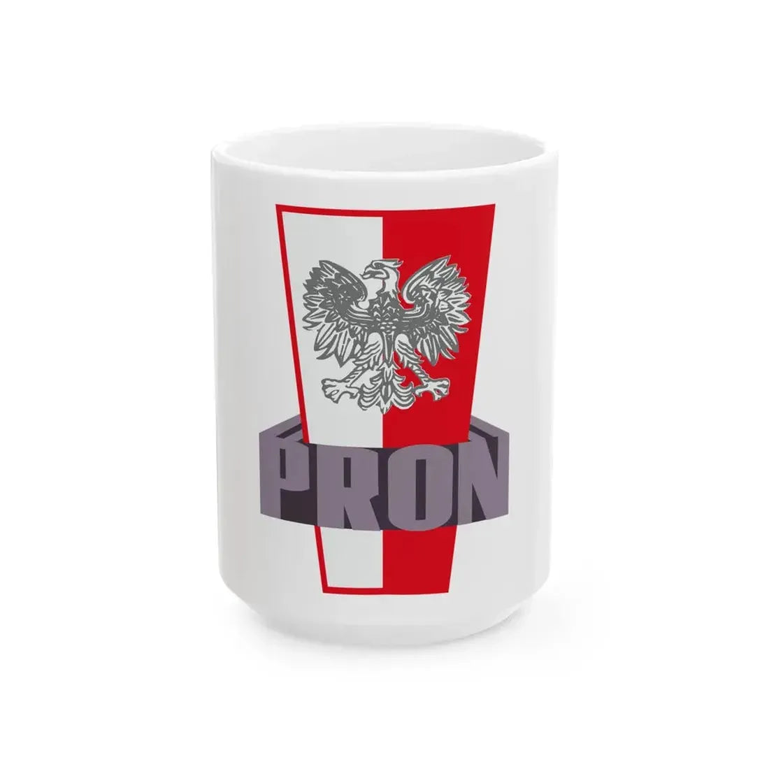 Patriotic Movement for National Rebirth logo (Poland) White Coffee Mug 15oz - Go Mug Yourself