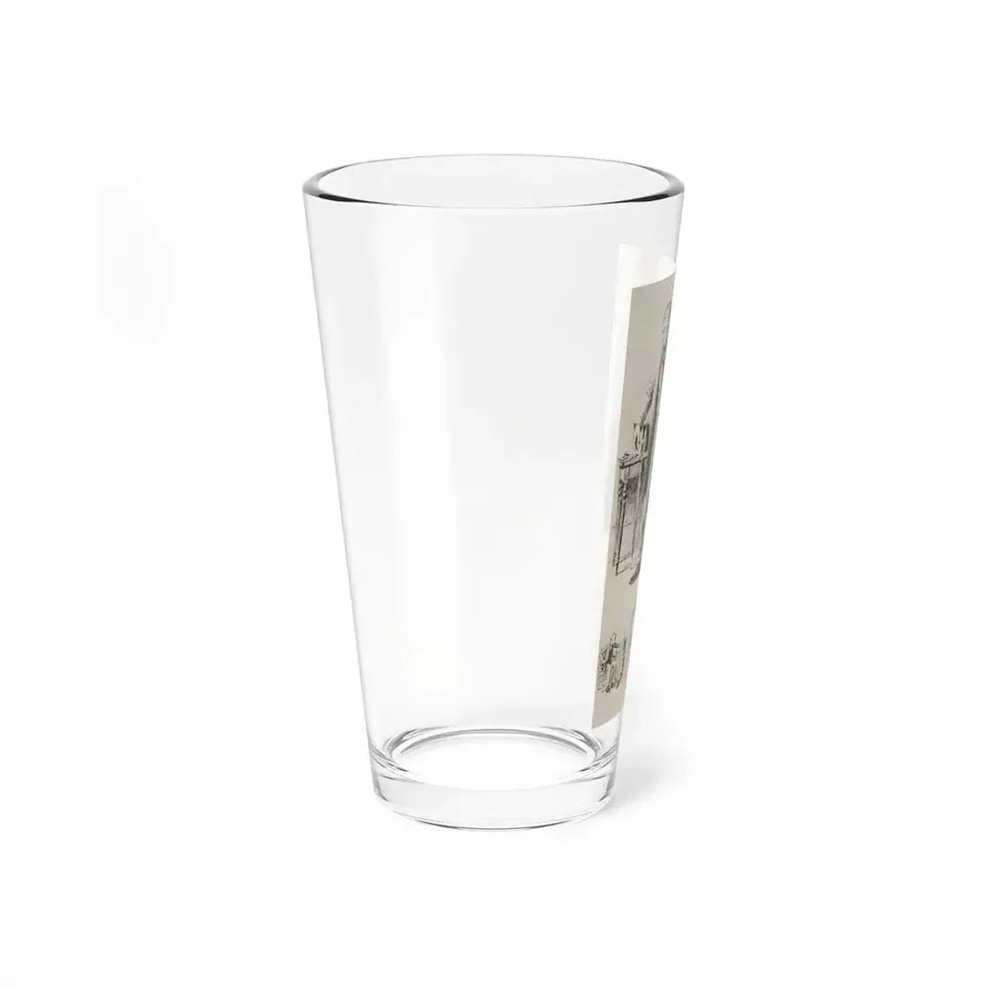 Patsy Helps Relius with His Coat, 1892 (Magazine Illustration) Pint Glass 16oz - Go Mug Yourself