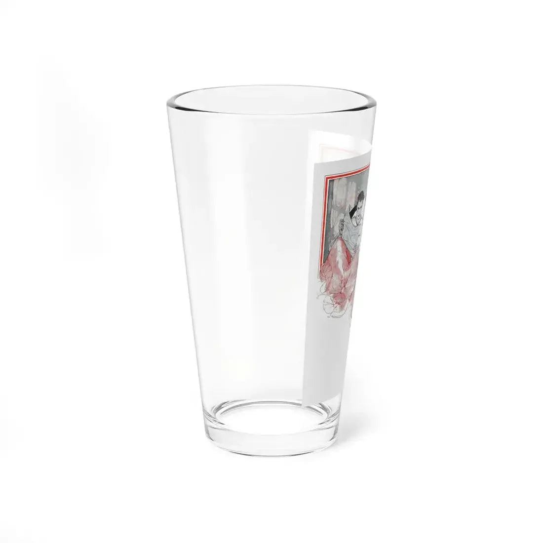 Pattern Discontinued by Helen Grace Carlisle, Good Housekeeping, 1934 (Magazine Illustration) Pint Glass 16oz - Go Mug Yourself