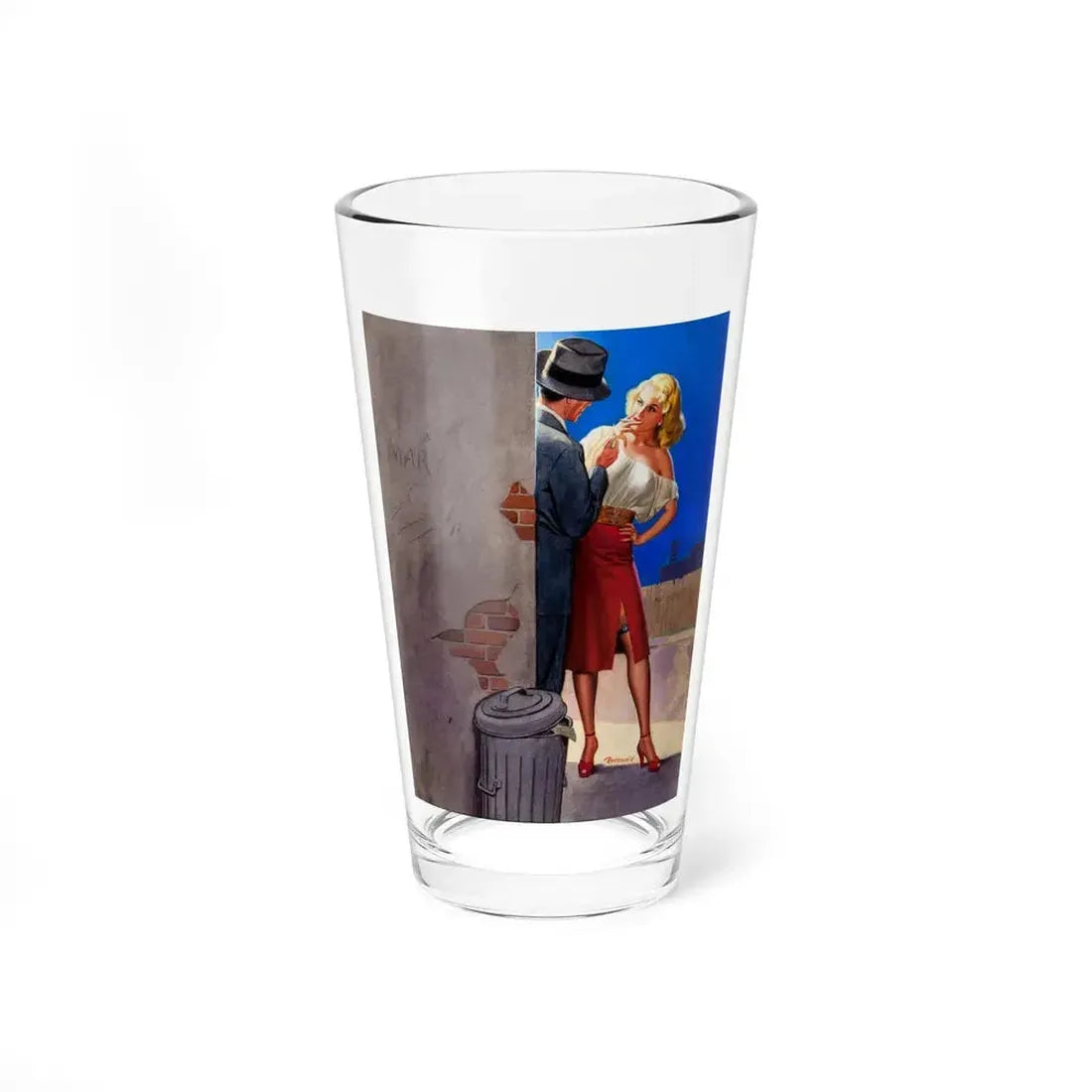 Paula Has a Price, Ecstasy Novel paperback cover, 1949 - Pint Glass 16oz 16oz - Go Mug Yourself