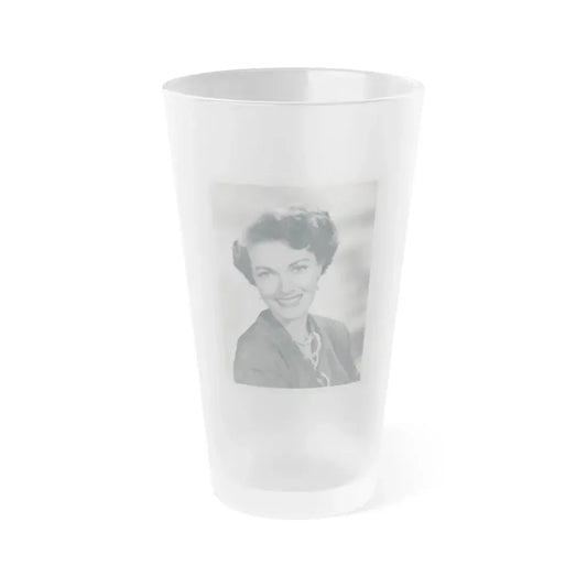 Paula Raymond #041 (Vintage Female Icon) Frosted Pint Glass 16oz 16oz Frosted - Go Mug Yourself