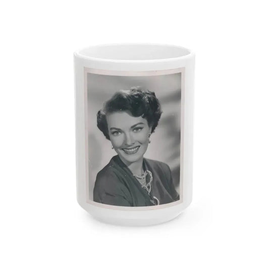 Paula Raymond #041 (Vintage Female Icon) White Coffee Mug 15oz - Go Mug Yourself