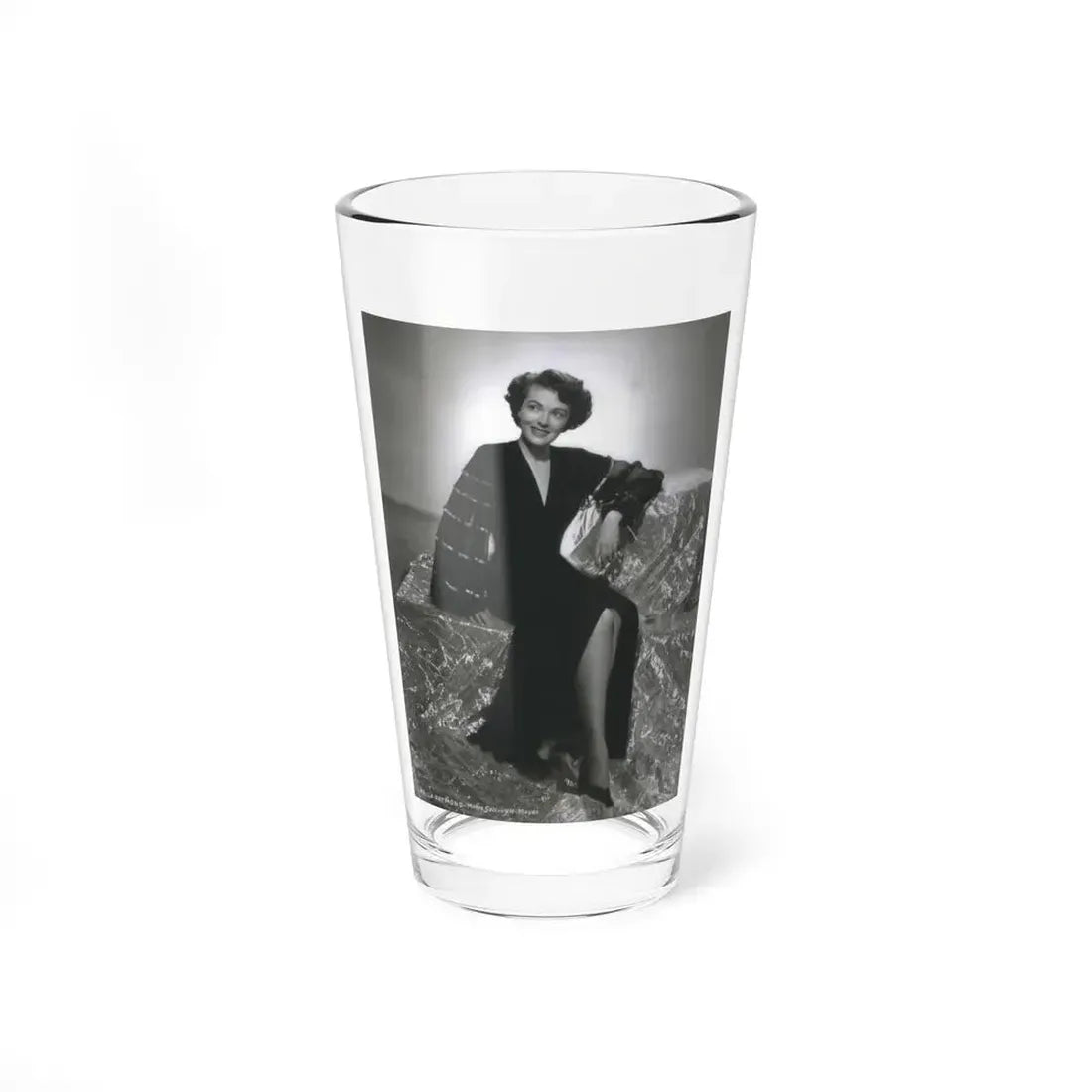 Paula Raymond #08 (Vintage Female Icon) Pint Glass 16oz 16oz - Go Mug Yourself