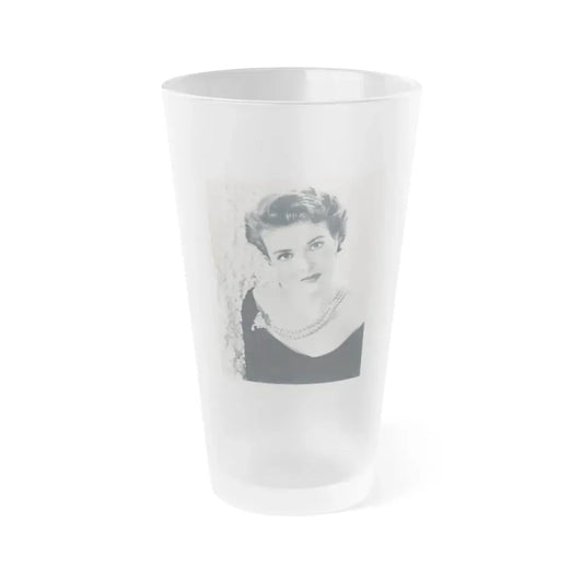 Paula Raymond #11 (Vintage Female Icon) Frosted Pint Glass 16oz 16oz Frosted - Go Mug Yourself