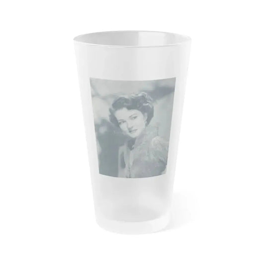 Paula Raymond #23 (Vintage Female Icon) Frosted Pint Glass 16oz 16oz Frosted - Go Mug Yourself