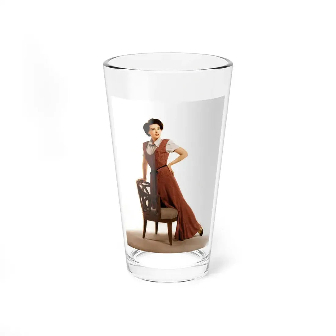 Paula Raymond #33 (Vintage Female Icon) Pint Glass 16oz 16oz - Go Mug Yourself